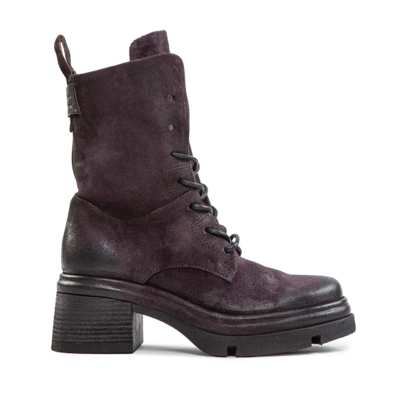 anfibi mezzo tacco EASY pelle viola