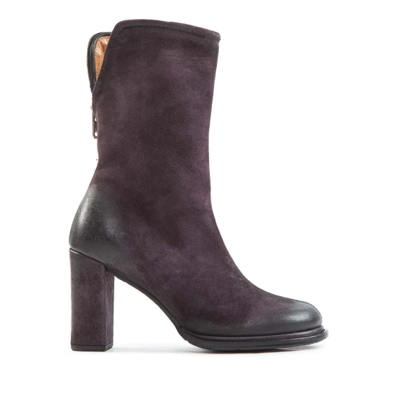 tronchetto LADY cerniera trasversale pelle viola