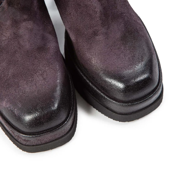 VIXI purple leather ankle boots