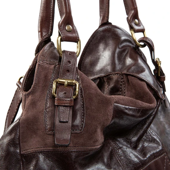 CHRISTA shopper, ebony leather