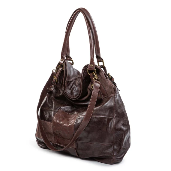 CHRISTA shopper, ebony leather