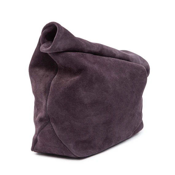 KIAN purple suede pencil case