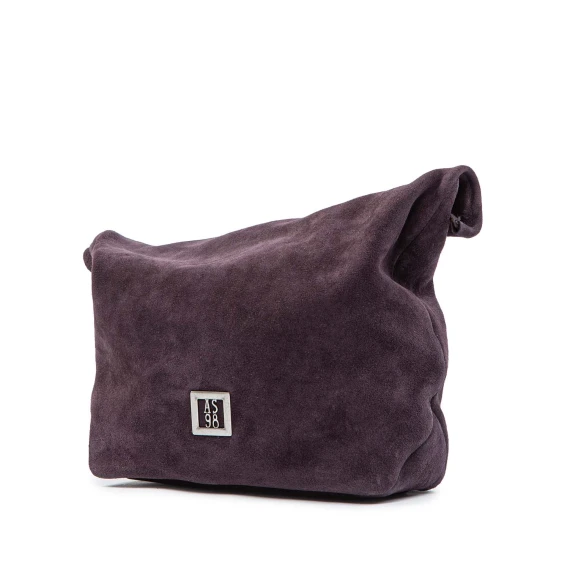 KIAN purple suede pencil case