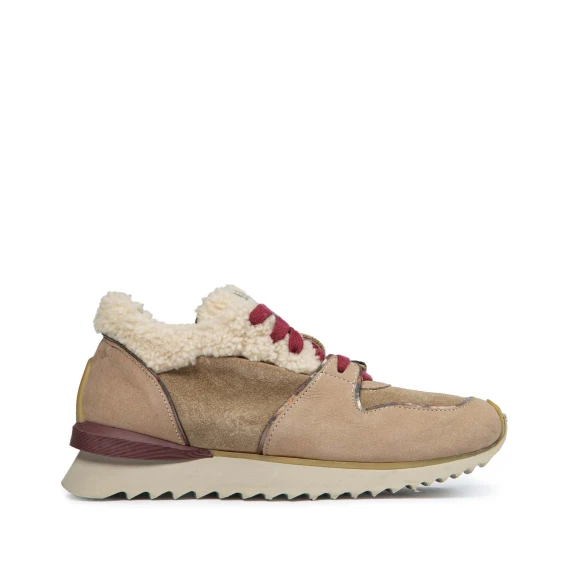 sneakers RUFFLE in pelliccia