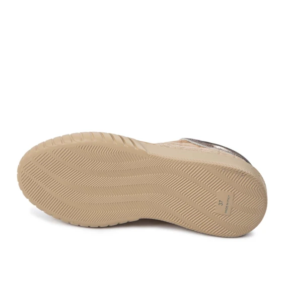 sneakers LIBI stampa cocco in suede natural