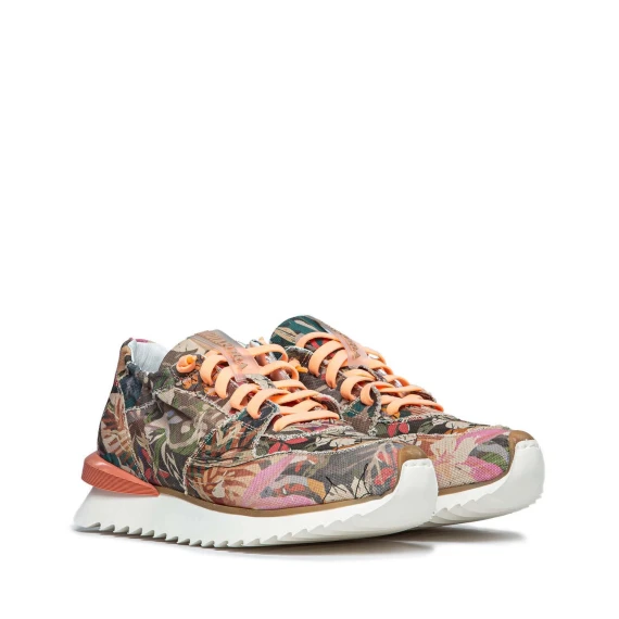 Low-top multicolor floral sneakers andìafora