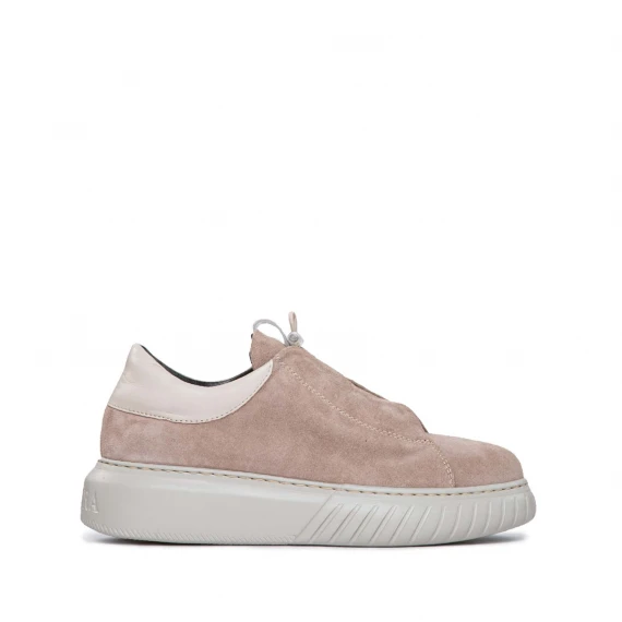 Sneakers camoscio beige clearance
