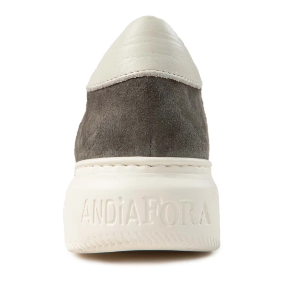 sneakers IVOR in suede grigio