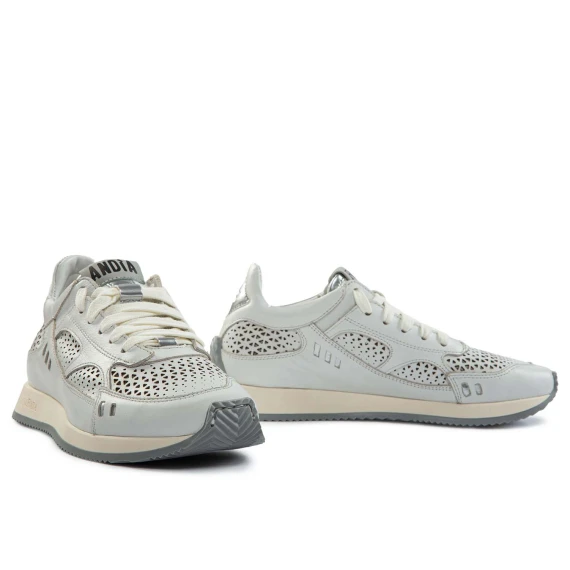 white perforated HOTY sneakers