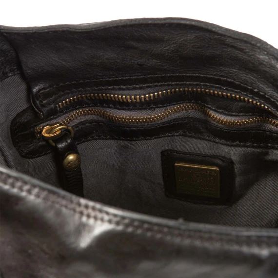 shopper VIOLA in pelle nera