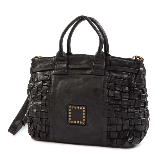 PENELOPE shopper in black leather