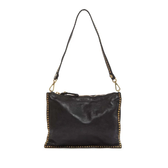 pochette EVA in pelle nera