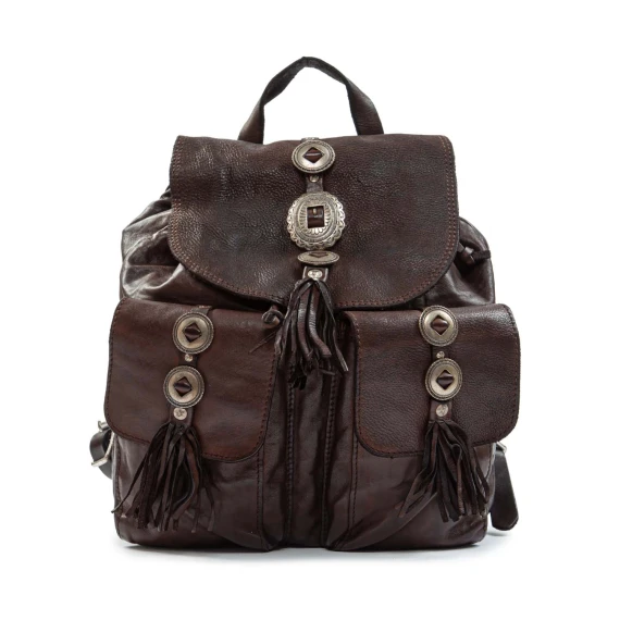 zaino VANDA in pelle marrone campomaggi