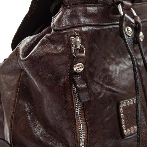 VANDA brown leather backpack campomaggi