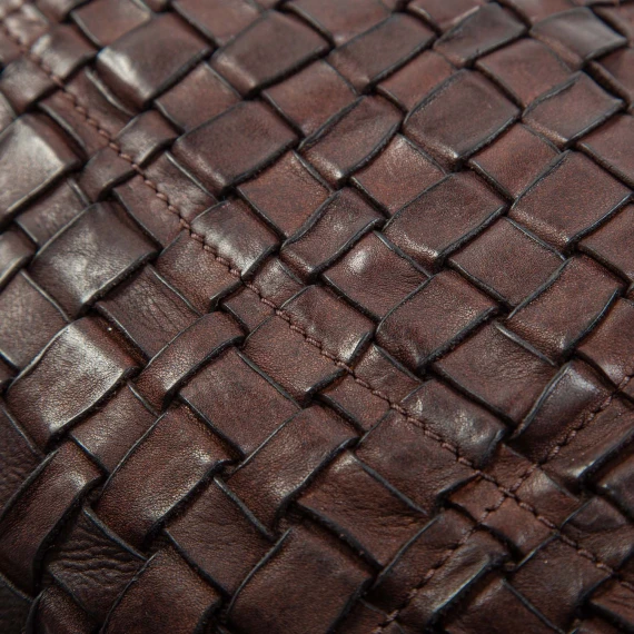 ATENA Large Brown Leather Shoulder Bag campomaggi