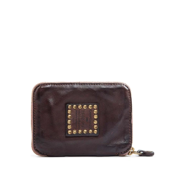 Tosca brown leather wallet campomaggi