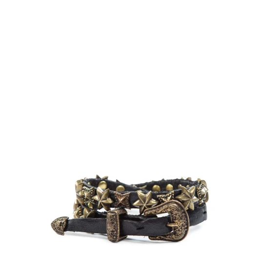 bracciale doppio giro dettagli oro campomaggi