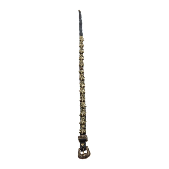 double-wrap bracelet with gold accents campomaggi
