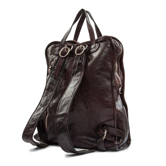 ABETE brown woven leather shopping bag campomaggi