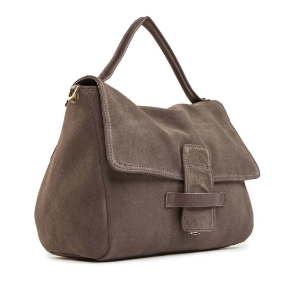 shopper MARIA con patta testa di moro