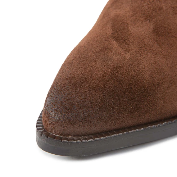 texano beatles in camoscio marrone