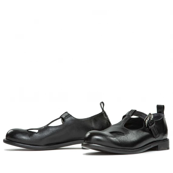 scarpa bebè in pelle nera