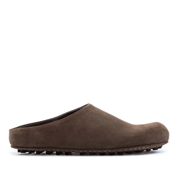 sabot fussbet in camoscio castagna