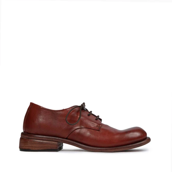 stringata in pelle ruggine