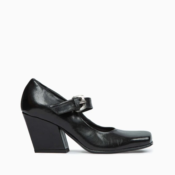 bebe punta quadra in pelle nera