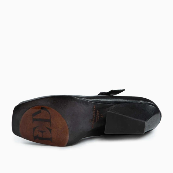 bebe punta quadra in pelle nera