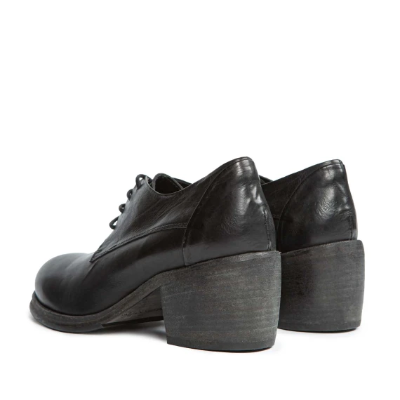 stringata DERBY in pelle nera
