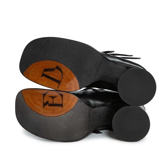 bebe 3 black leather buckles