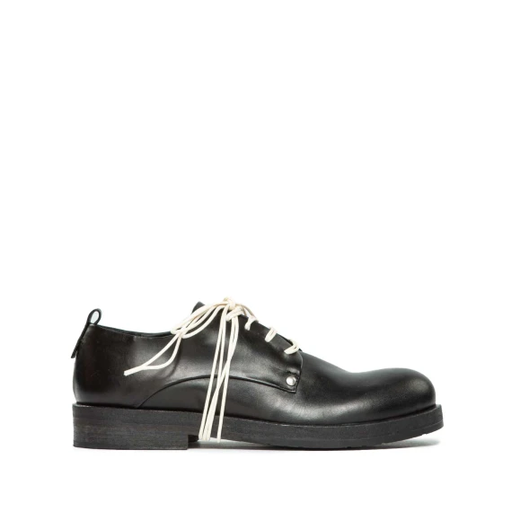 scarpa DERBY in pelle nera