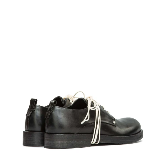 scarpa DERBY in pelle nera