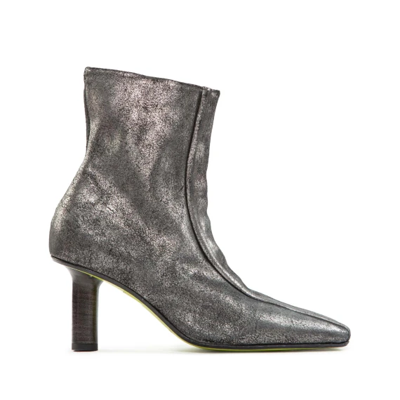 MOLLY ankle boots in smoke-colored laminated leather Ernesto Dolani