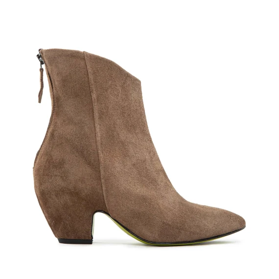 RITA beige suede cowboy boots Ernesto Dolani