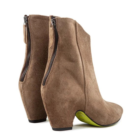 RITA beige suede cowboy boots