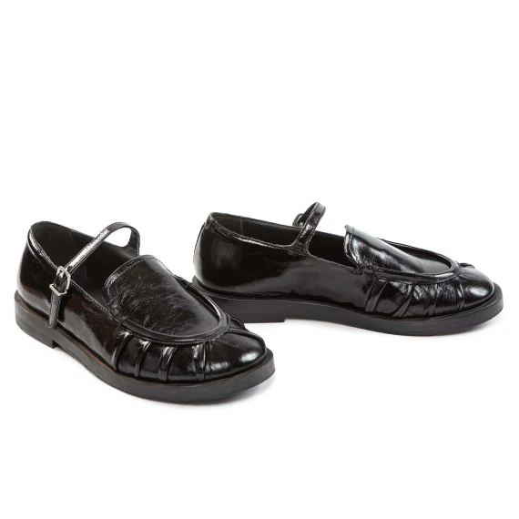 bebe black leather basin