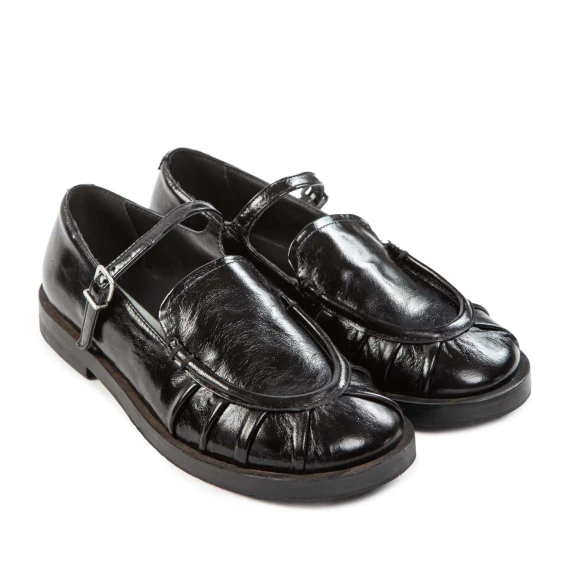 bebe black leather basin