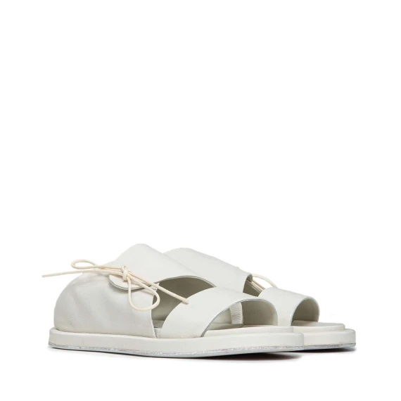 Ivory leather sandal Ernesto Dolani