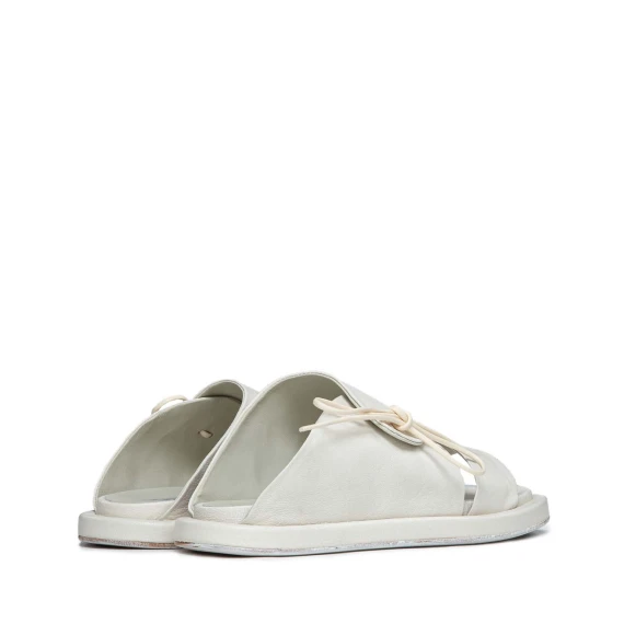 Ivory leather sandal Ernesto Dolani