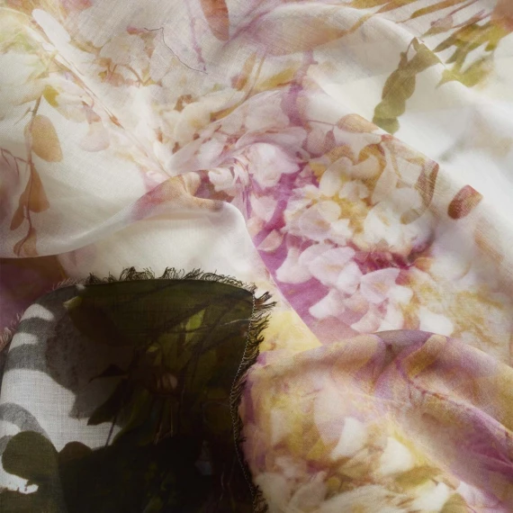 sciarpa PRIMAVERA con stampa floreale