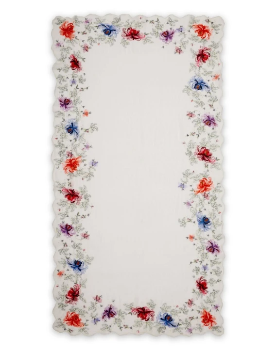 sciarpa primrose bianca