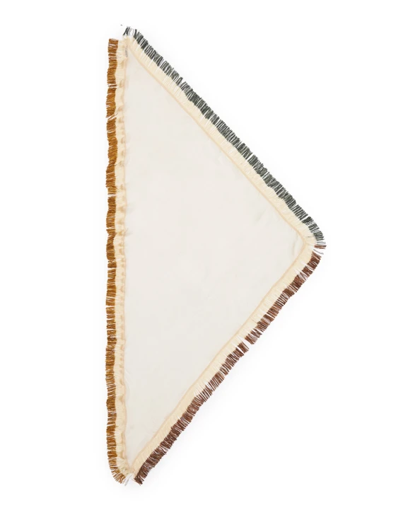Multicolored triangular scarf with fringe – NEW CAN CAN FALIERO SARTI