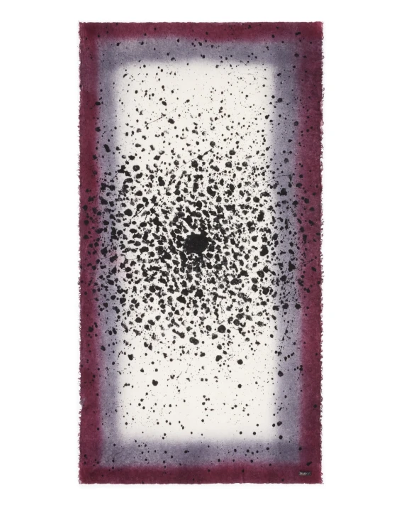"Dripping" Effect Stole  JANET FALIERO SARTI