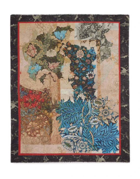 Stola with AMABILE print FALIERO SARTI