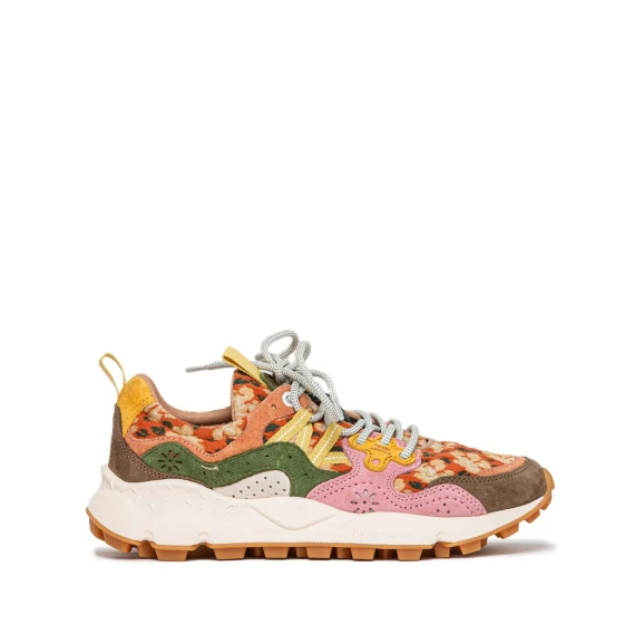 sneakers YAMANO con fiori multicolore