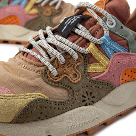 sneakers YAMANO con inserti rosa cipria