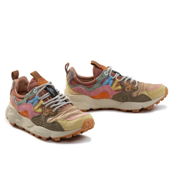 sneakers YAMANO con inserti rosa cipria