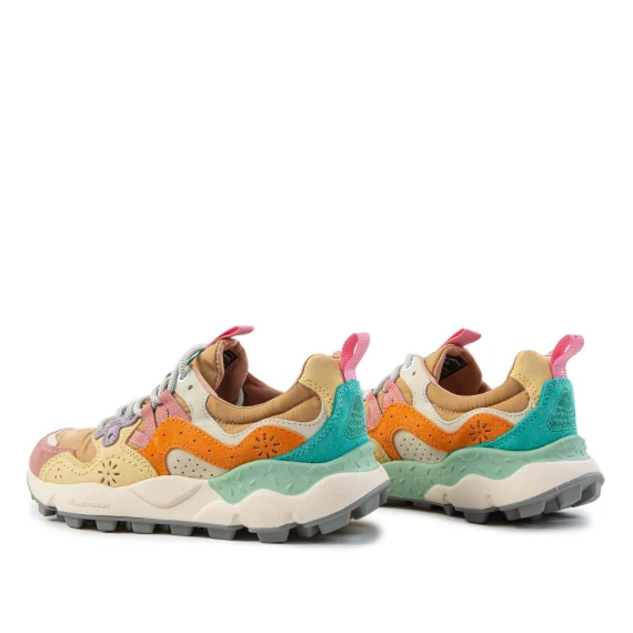 sneakers YAMANO con inserti arancioni